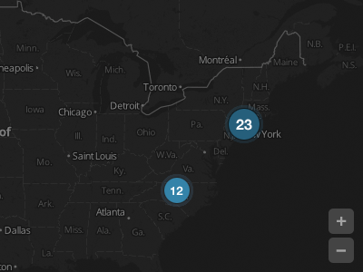 Visual Map Experiments labels map maps