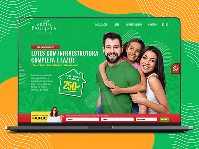 Landing Page - Jardim Paulista landing page uidesign webdesign website