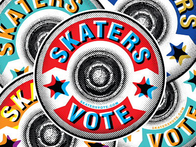 SKATERS VOTE skateboard graphics vote