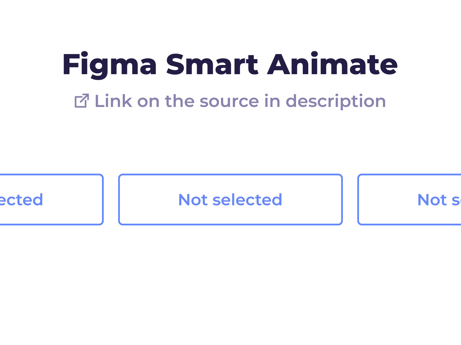 Animation Button with Figma Smart Animate animation blue button button states motion ui