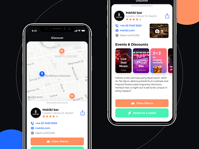 Bar on the map design figma ios ios app mobile stories ui ux