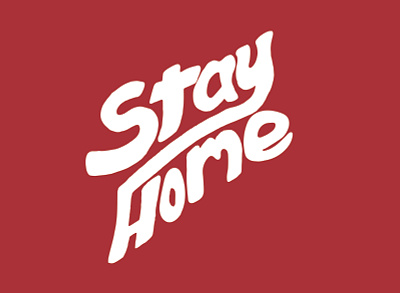 Stay Home coronavirus covid 19 design dribbble font stayhome type typography