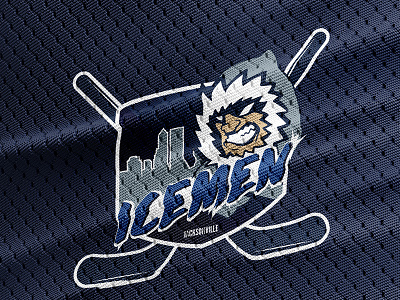 Jacksonville Icemen adobe branding design dribbble logo mockup sport sports type typography