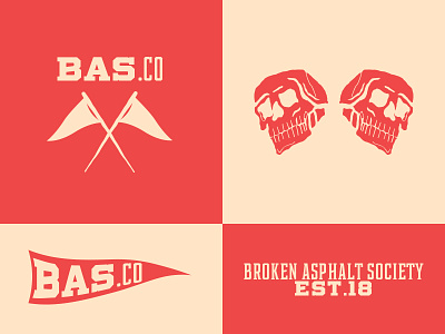Broken Asphalt Society adobe color design dribbble font graphic design shot texture type typography