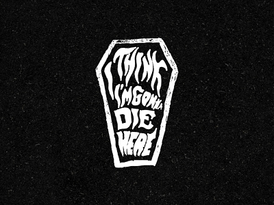 Coffin Calling adobe design dribbble font graphic design grit logo texture type typography