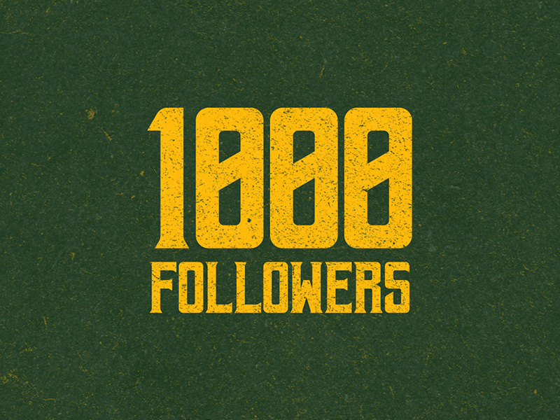 instagram 1k followers 1000 texture logo font type dribbble typography graphic design design - i have 1k followers on instagram