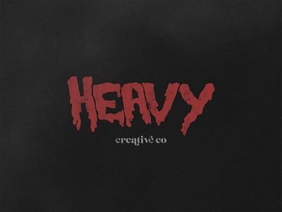 Heavyween black blood design dribbble font graphic design grit halloween hand holiday illustrator lettering logo october red shot texture type typography vector