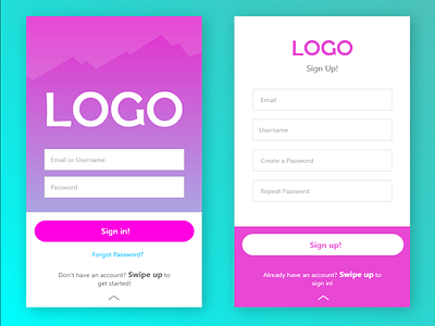 Daily_UI Challenge #01 - Login Page @daily ui challenge daily dailyui dailyuichallenge login ui