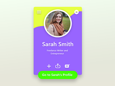 Daily UI #06 User Profile