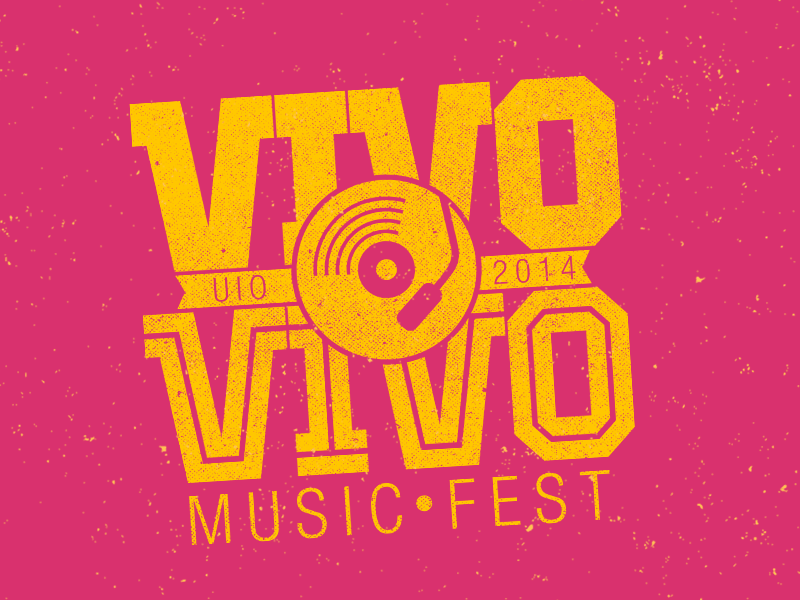 Vivo / Vivo music fest branding design fest logo music popart