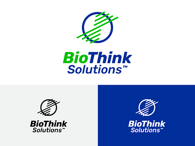 BioThink Solutions branding design flat icon identity illustrator logo logo mark logodesign logotype mark modern logo startup startup logo typography vector