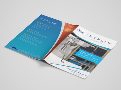 Merlin Surgical System Brochure art direction branding brochure design gradiant illustrator literature print print advertising print design