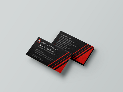 Body by Choice Business Cards