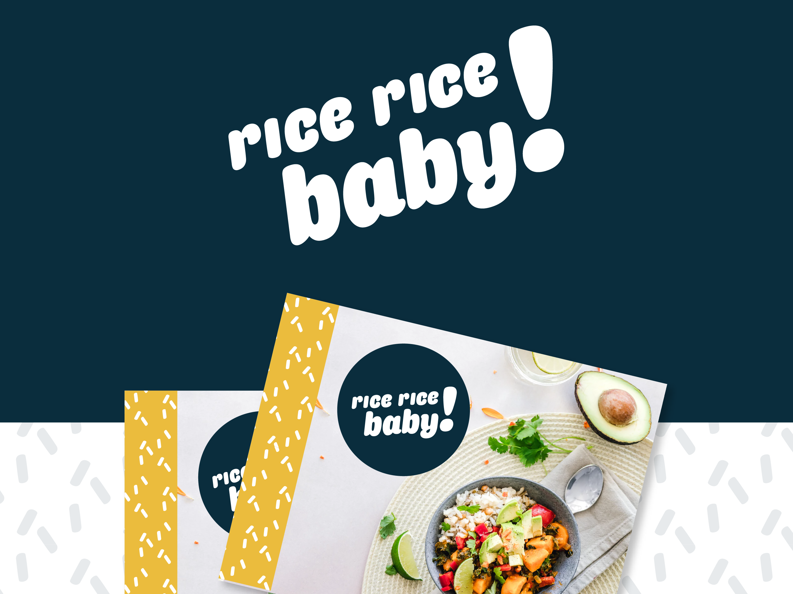 Rice Rice Baby! Menu by Katie Humble on Dribbble