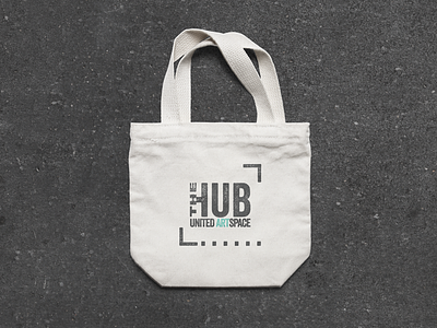 The Hub by United ArtSpace art brand design branding logo logo design
