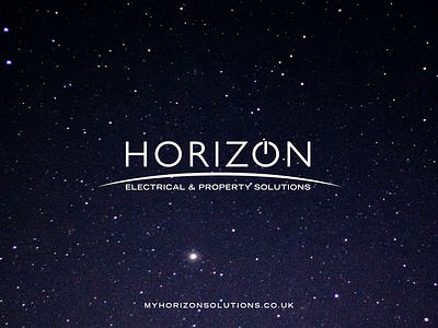 Horizon branding electrical logo logo design property