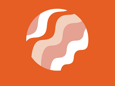 Color Blocked Waves branding design illustration minimal vector