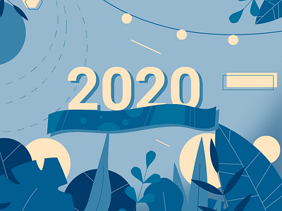 2020 design illustration vector