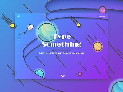 New Shot - 04/09/2018 homepage illustration space web