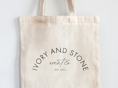 Ivory + Stone Event Co Tote Bag