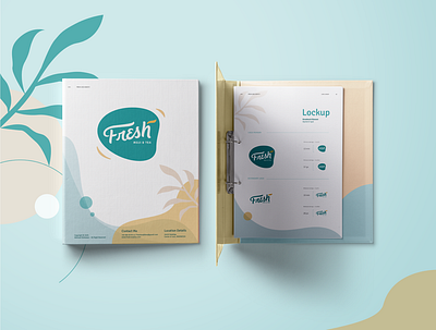 'Fresh' moji&tea — Brand Identity ads ads design brand identity branding design fresh identity layout logo mockup poster