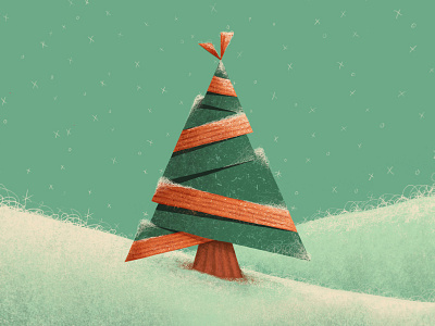 Christmas Tree christmas christmas tree geometric holidays illustration