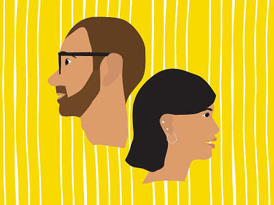 POP | Mihali and Joanne illustration people portrait