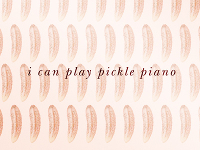 Pickle Wickle graphic piano pickle play