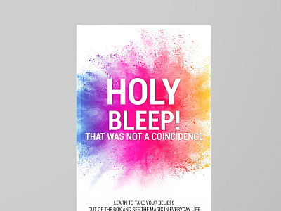 Colorful book cover designing exclusively for Holy BLEEP book cover design brand identity graphic design india