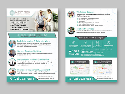 Flyer Design for Medical Services Targeted to Business Employers