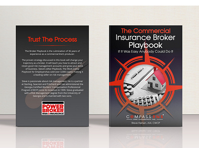 The Commercial Insurance Broker Playbook graphic design