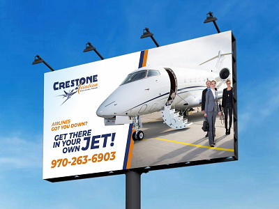 Private aircraft for sale banner design