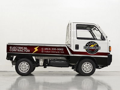 Mini truck wrap design branding graphic design