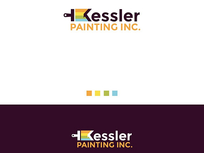 Painter and decorator company logo