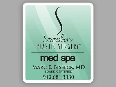 Plastic Surgery Outside Sign Design branding graphic design