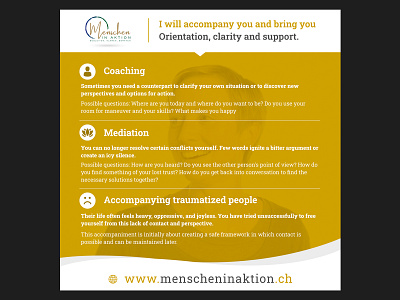 Mediation Coach Flyer Design graphic design