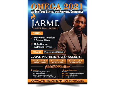 Flyer Design for Prophetic Conference graphic design