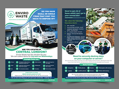 Waste Management Company Flyer Design