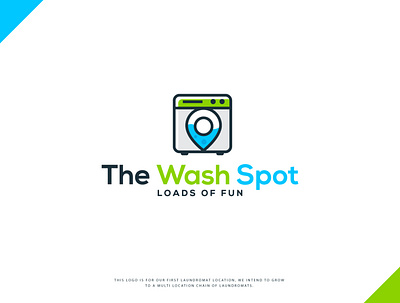 Laundromat Logo Design branding logo