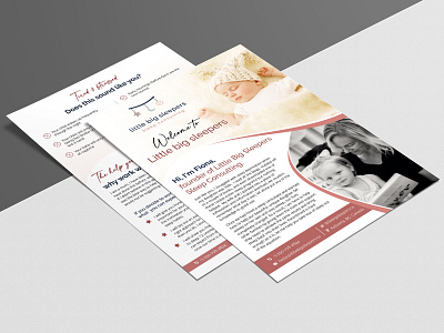 Sleep Consultant Flyer branding graphic design