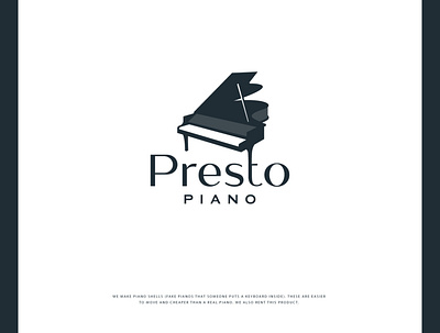 Piano Shell Maker Logo branding logo