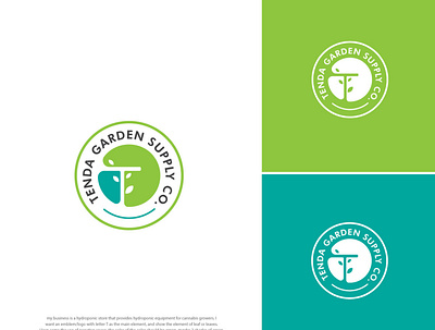 Hydroponic Store Logo branding logo