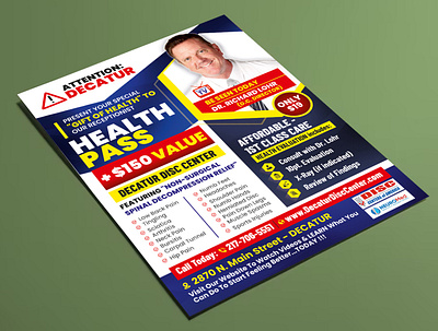 Health Pass Flyer Design branding graphic design