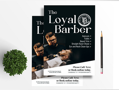 Barber Shop Flyer Design branding graphic design