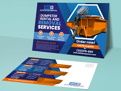 Rental Business Postcard Design branding graphic design