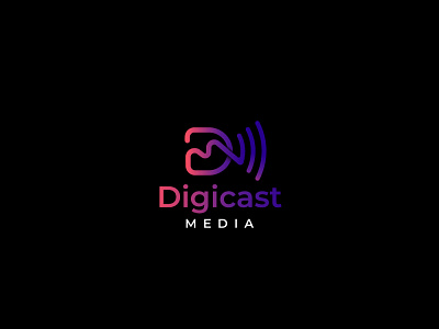 Digital Media Service Provider Logo logo