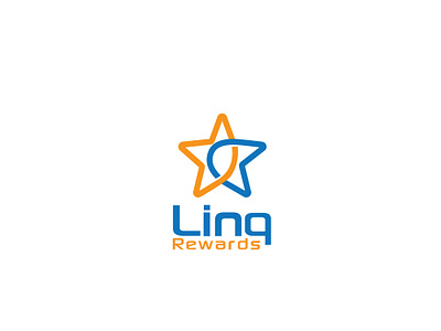 Linq Rewards combination connection design esolzlogodesign icon linedesign linking linq logo minimalistic rewards social media star typography vector