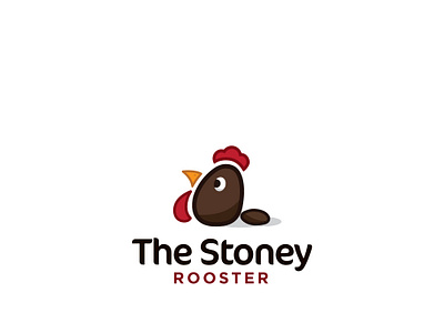The Stoney Rooster branding brown chicken design esolzlogodesign hen icon illustration logo rooster stone stoney vector