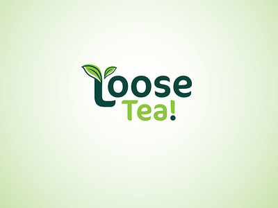 Loose Tea branding design esolzlogodesign illustration leaf logo loose tea tealeaf typography vector