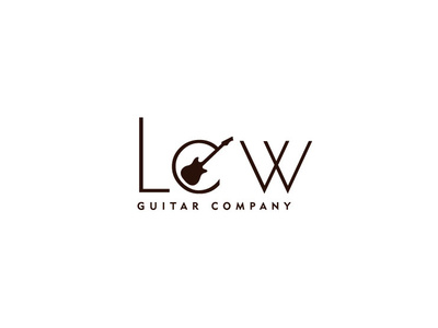 Lew Guitar Company branding company design esolzlogodesign guitar guitar pedals illustration lcw lew logo music musicalinstrument vector